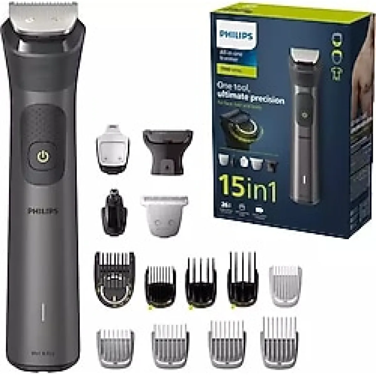 Philips Series 7000 Hepsi Bir Arada Düzeltici, Yüz, Baş ve Vücut için 15'i 1 arada Çoklu Bakım