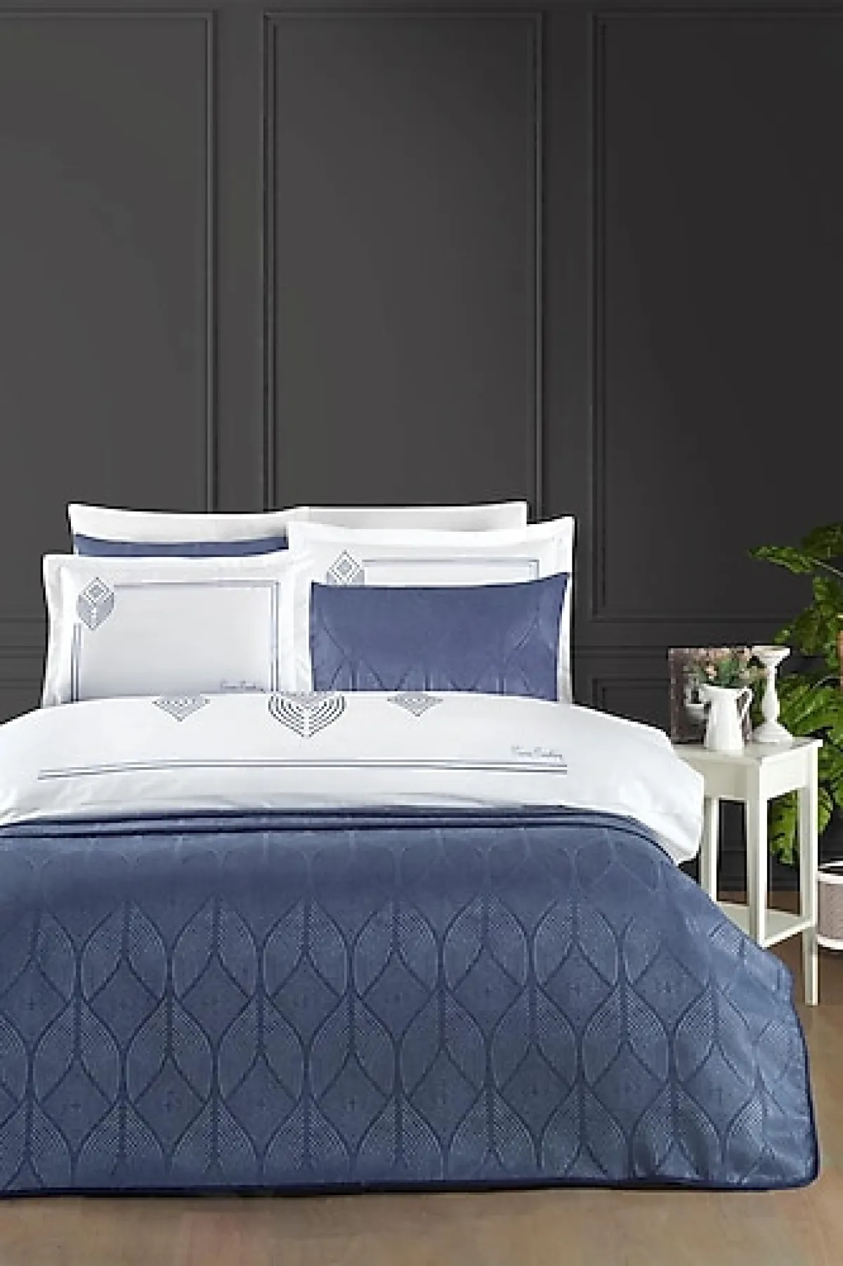 Pierre Cardin Verona Indigo 9 Parça Gelin Seti