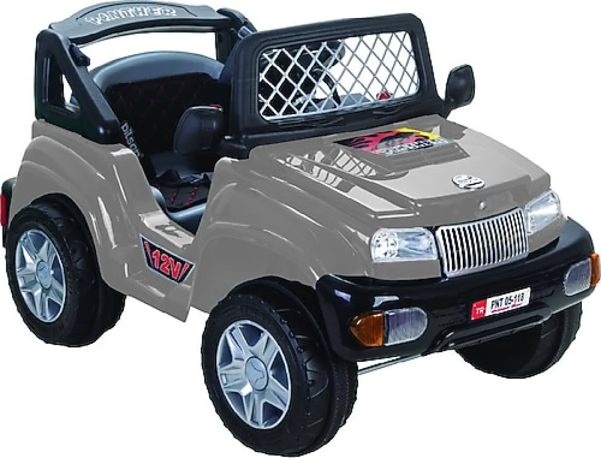 Pilsan Panther 05-118 12 V Gri Uzaktan Kumandalı Akülü Araba