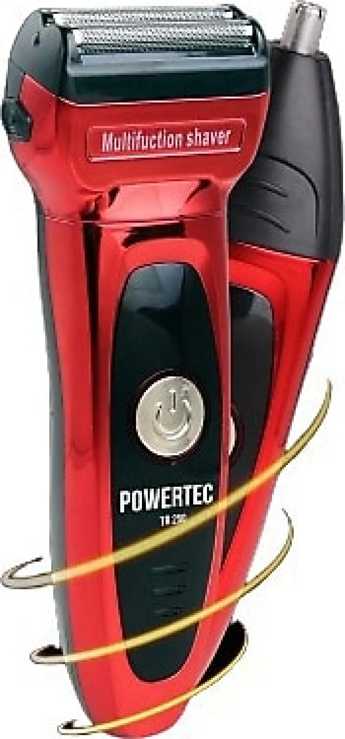 Powertec TR-250 2 in 1 Kırmızı Sakal ve Burun Kılı Tıraş Makinesi