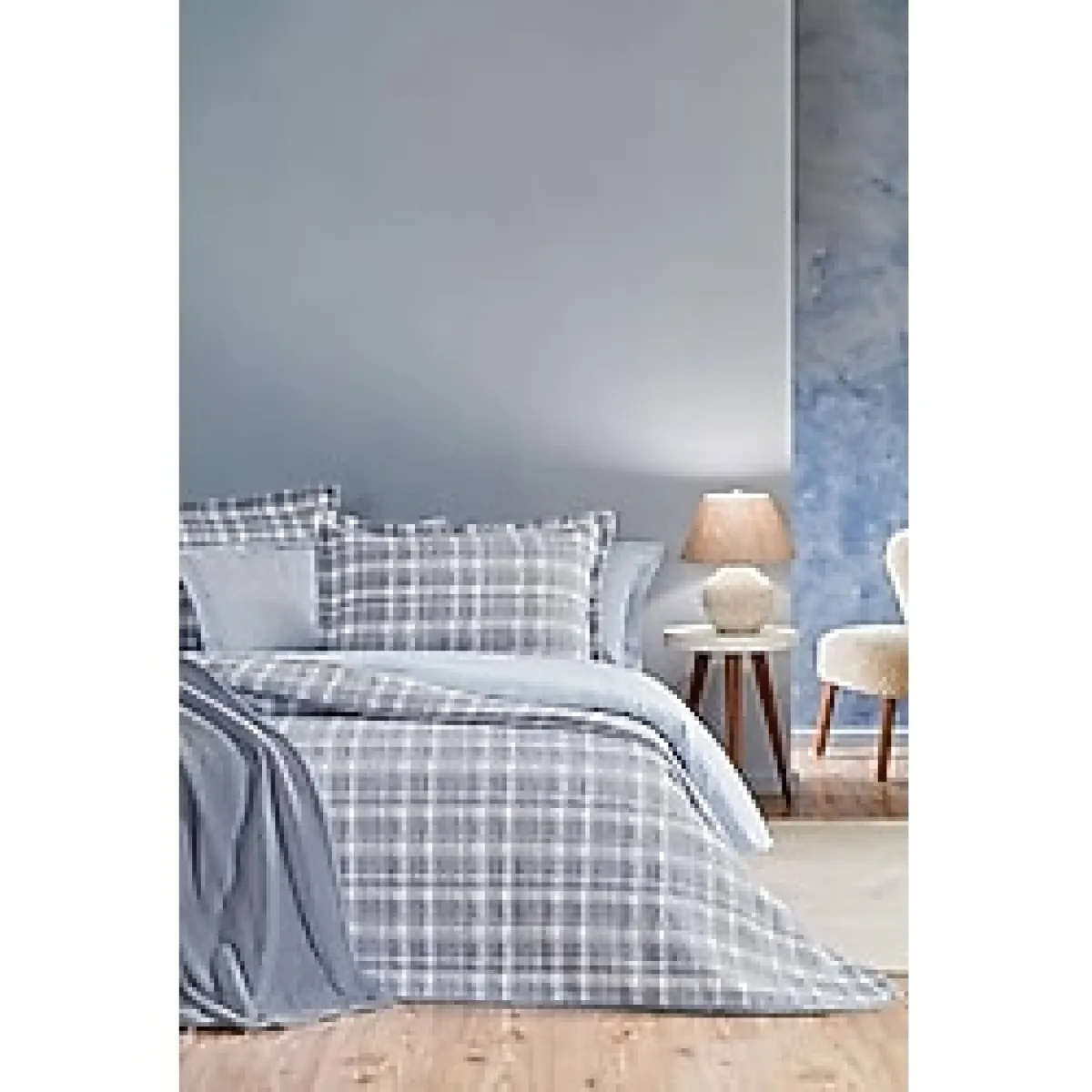 Puffy Meona Tek Kişilik 6 Parça Endless Çeyiz Seti - Indigo, 160 x 220