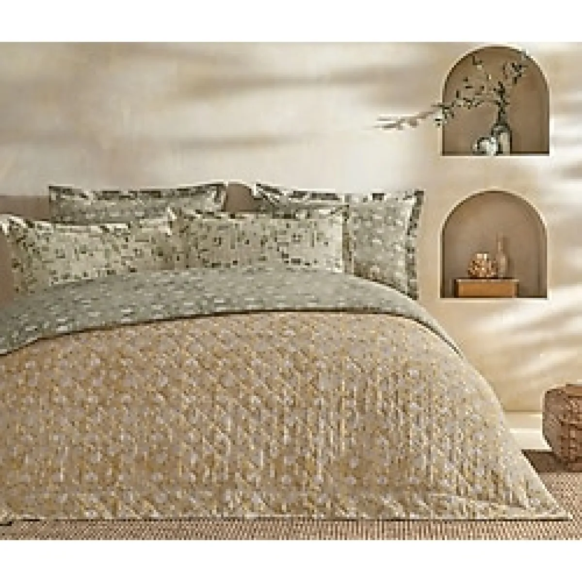 Puffy Soul Ranforce Çift Kişilik Complete Set - Hardal - 220 x 230 cm