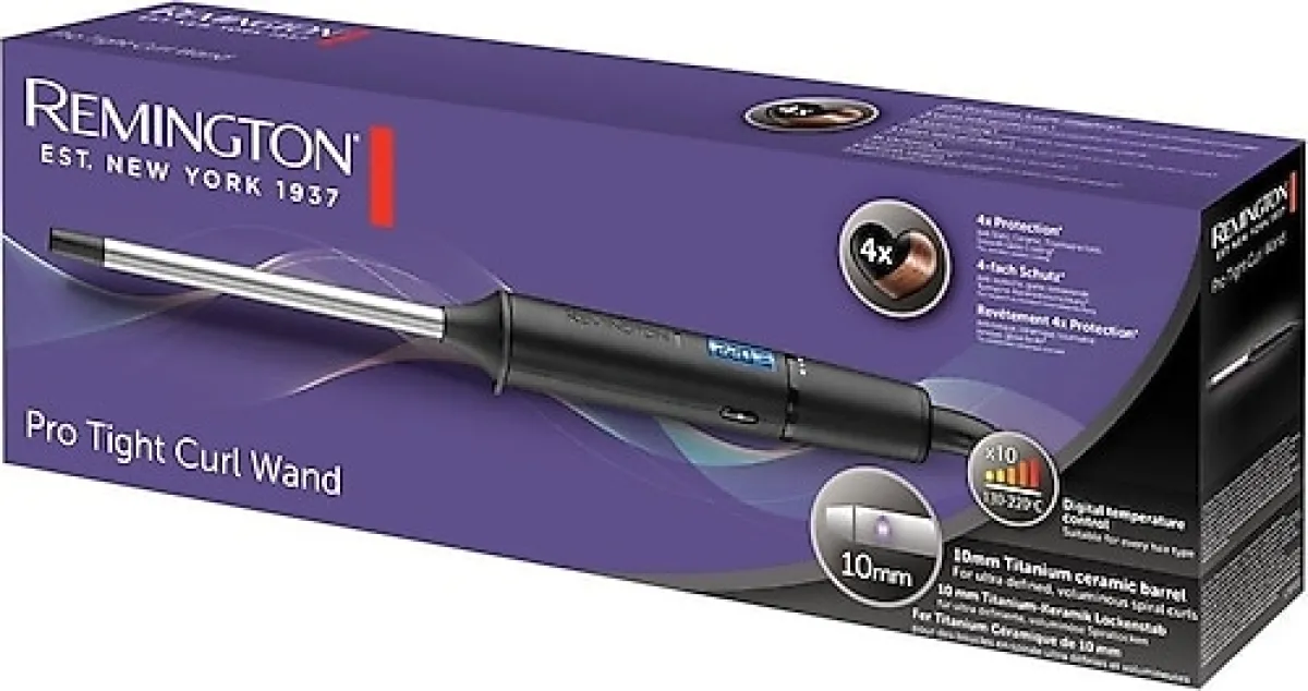 Remington CI6X10 Pro Tight Curl Wand 10 mm Saç Maşası