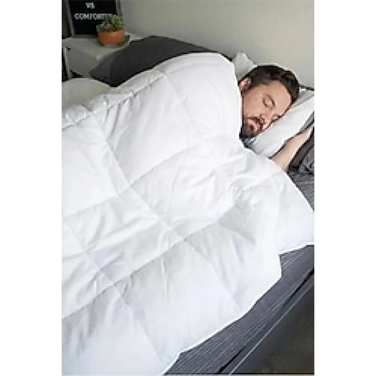 Rivosa Ultra Yumuşak Microfiber Veloria Tek Kişilik Yorgan Beyaz