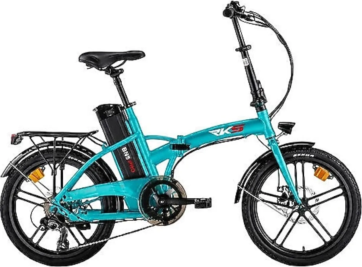 RKS BN5 Pro 250 W Mavi Katlanabilir Elektrikli Bisiklet