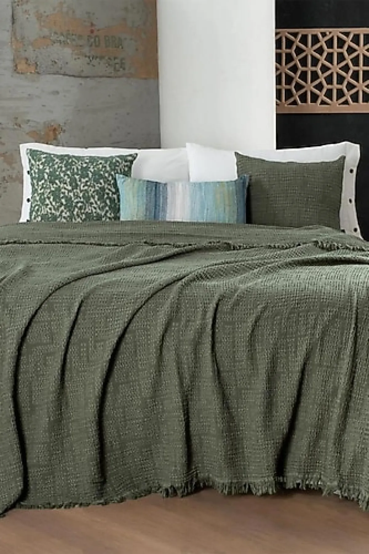 Sarev Cher %100 Çift Kişilik Yatak Örtüsü Seti