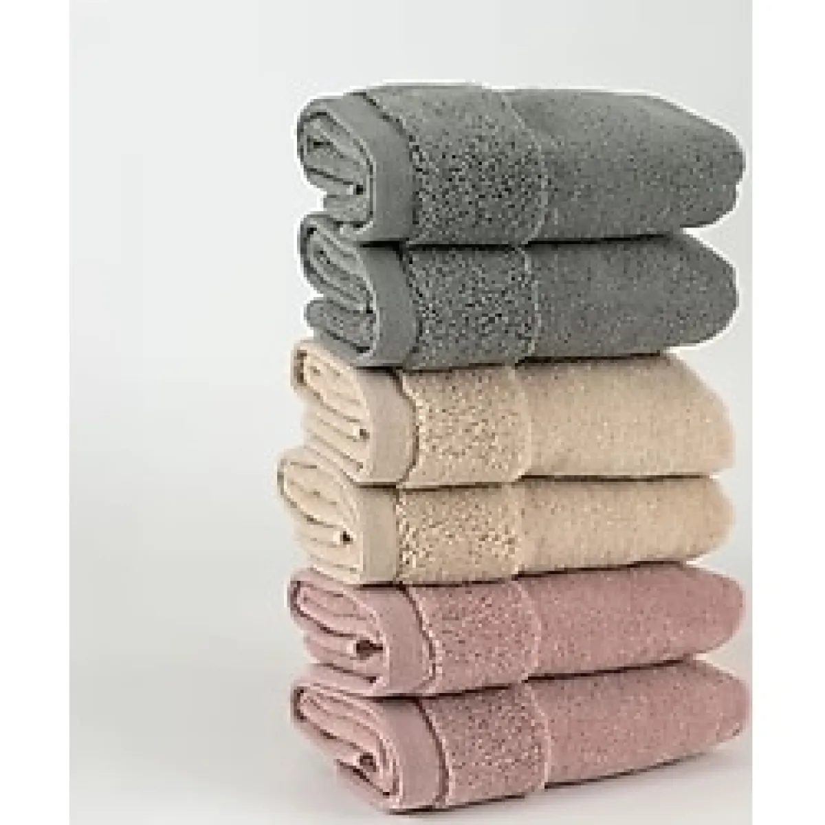 Soley Hermoso %100 Pamuk 6'Lı Çok Renkli Misafir / Mutfak Havlusu Seti