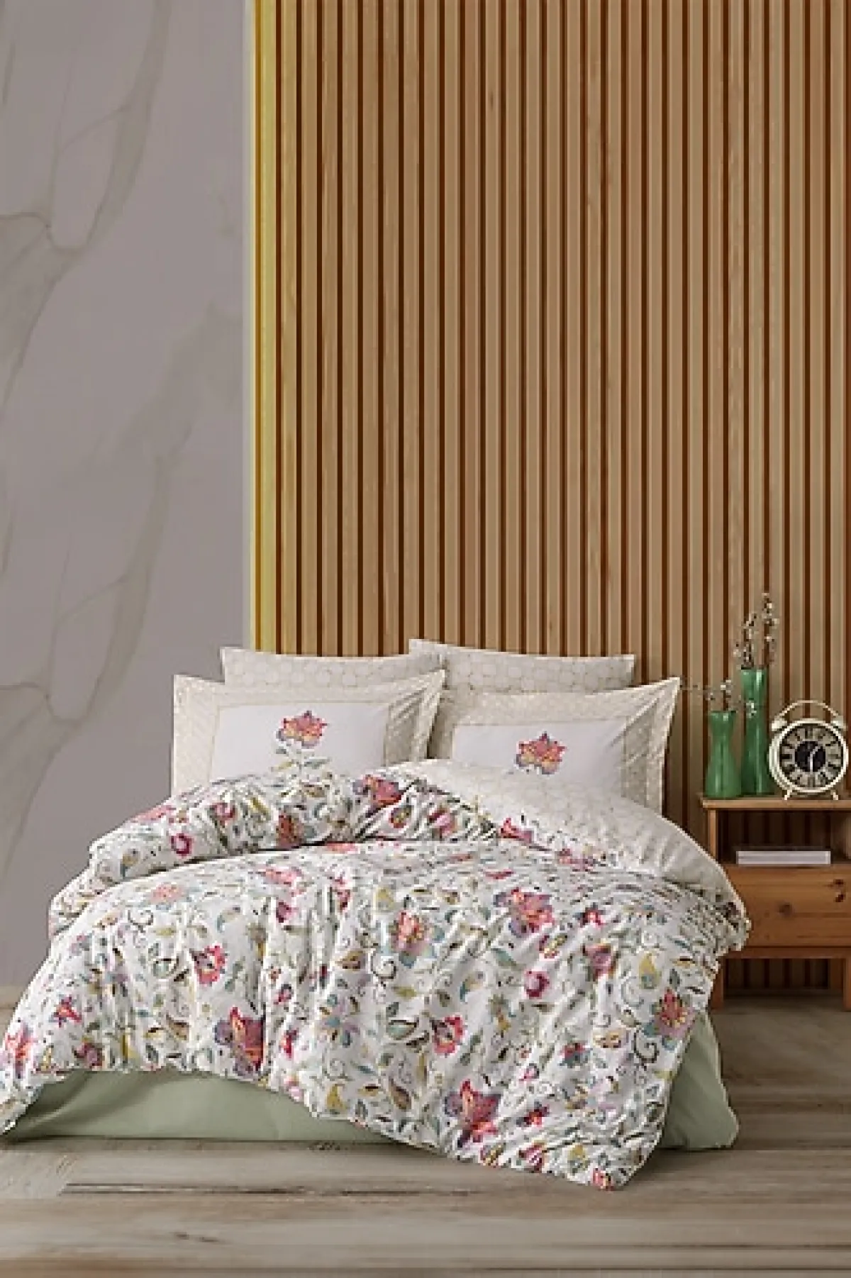 Soley Leticia %100 Pamuk Tek Kişilik Nevresim Takımı