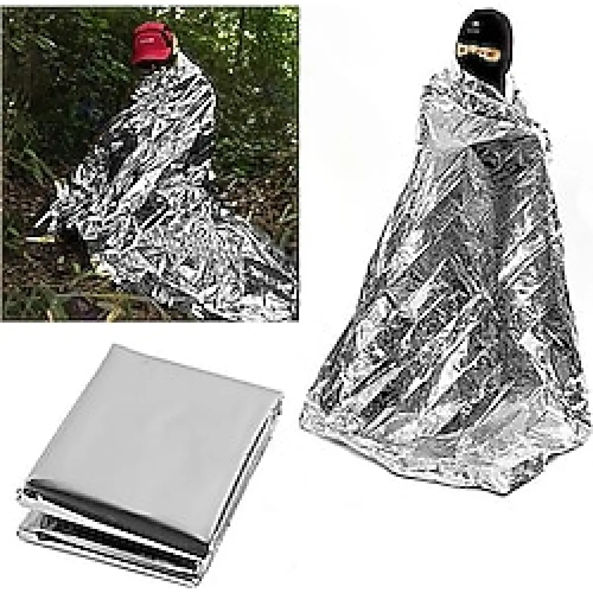 SUNUP SOĞUK VE SICAK TUTAN ÇİFT TARAFLI GÜMÜŞ ACİL DURUM BATTANİYESİ