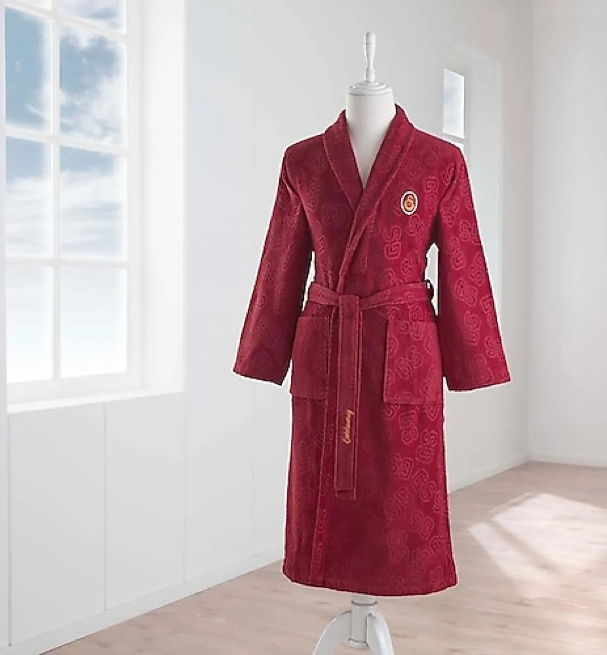 Taç Galatasaray Lisanslı Jakarlı Bornoz