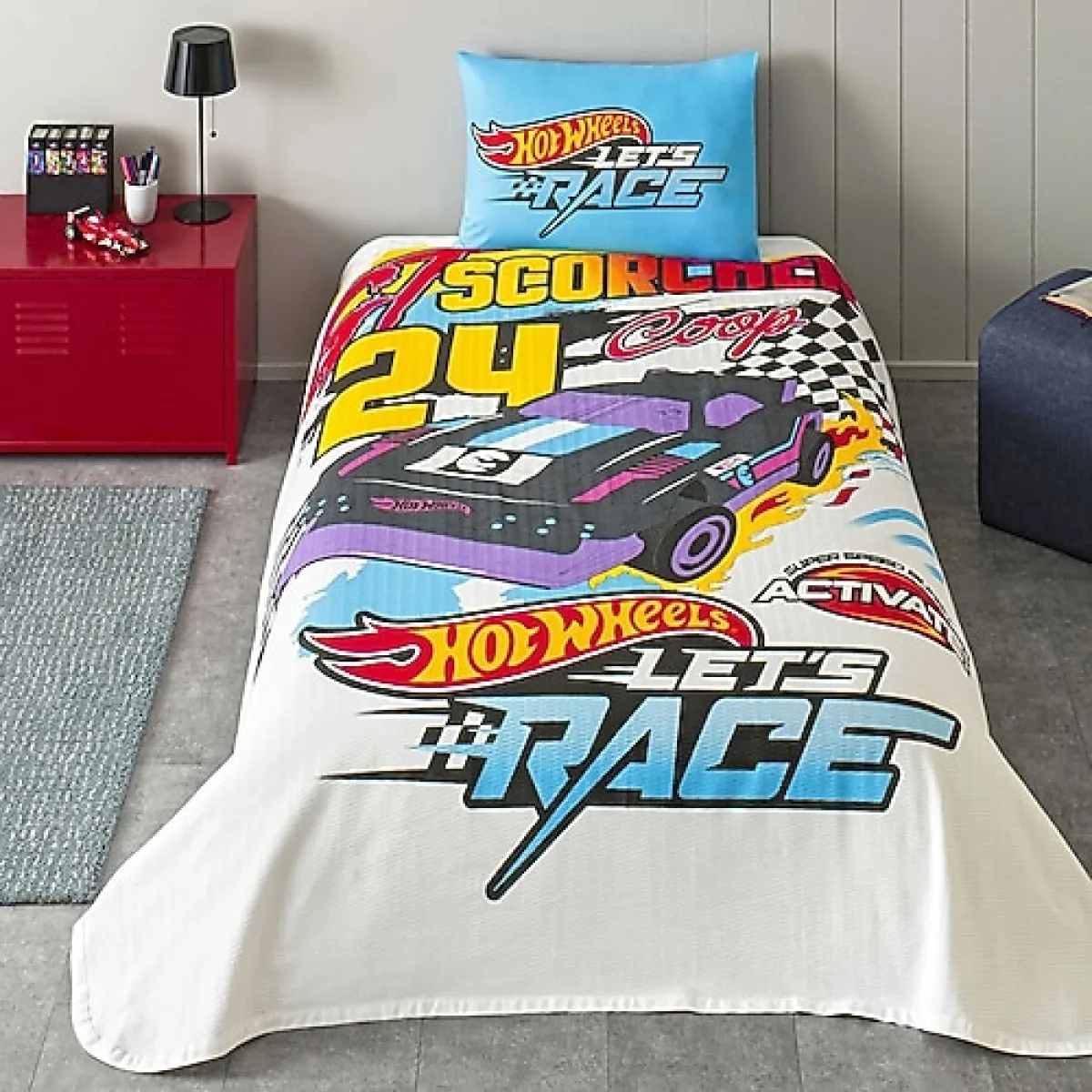 Taç Hot Wheels Fast Lisanslı Tek Kişilik Pike Takımı