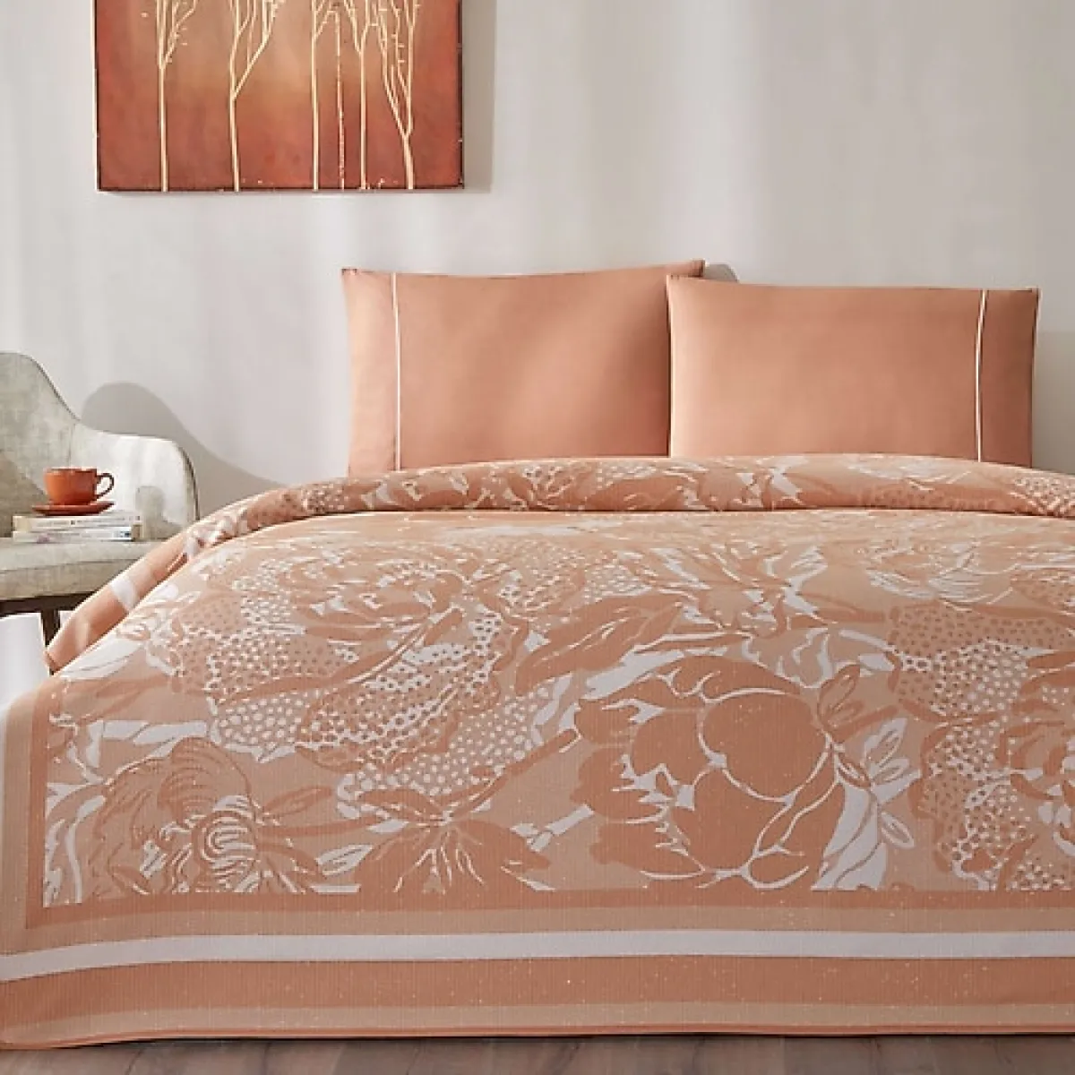 Taç Jakar İdore Çift Kişilik Pike Takımı