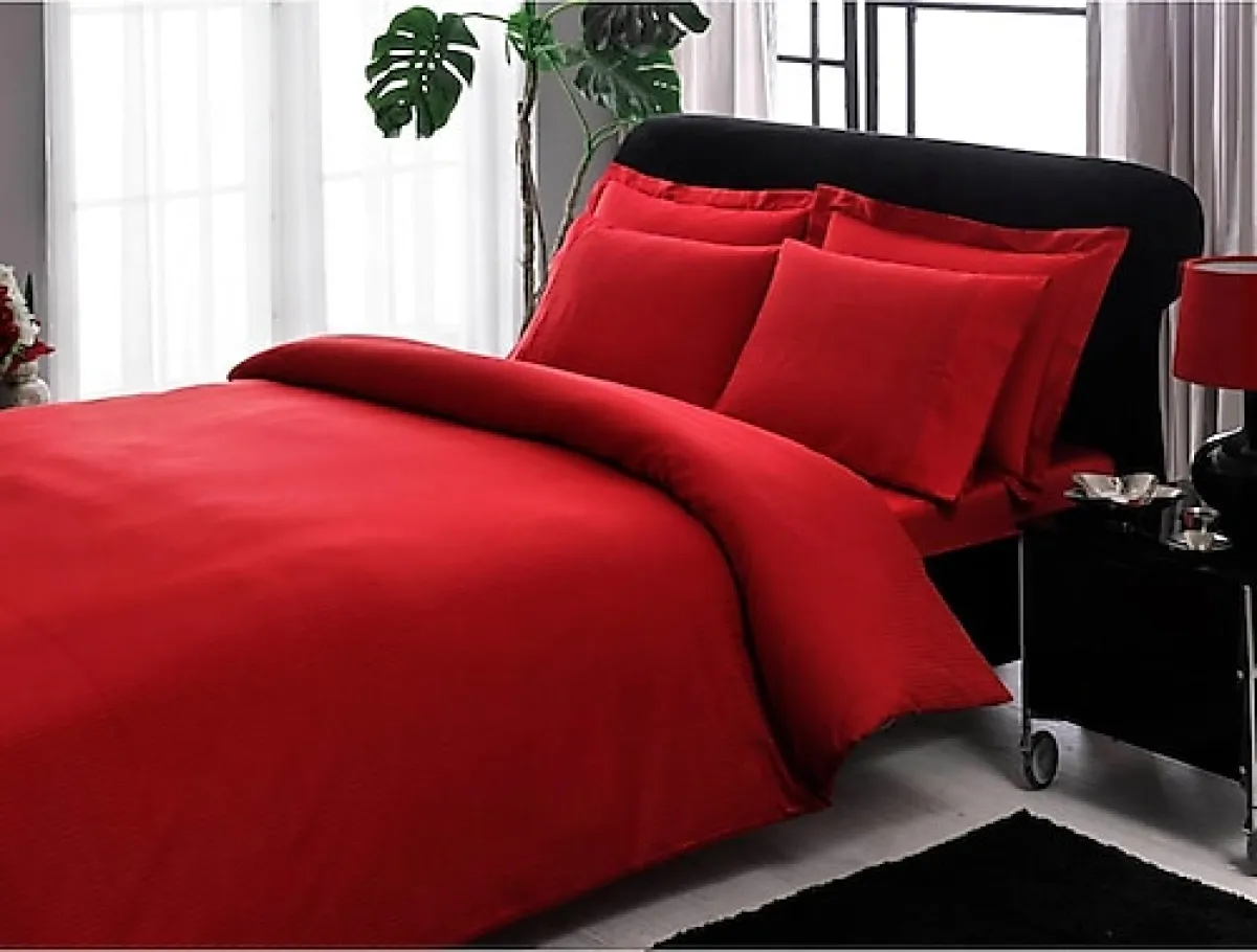 Taç Premium Basic Stripe Çift Kişilik Nevresim Takımı