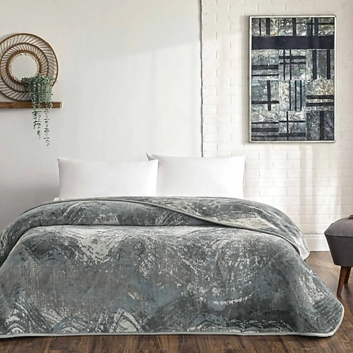 Taç Sora 220x240 cm Çift Kişilik Battaniye