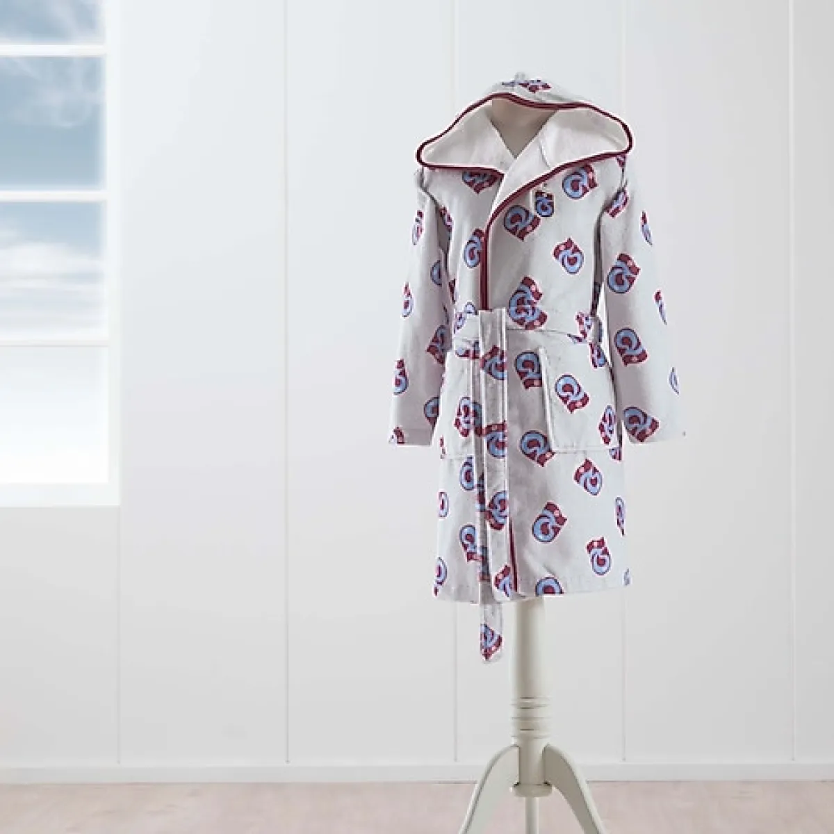 Taç Trabzonspor 1967 Baskılı Lisanslı Kapüşonlu Çocuk Bornoz