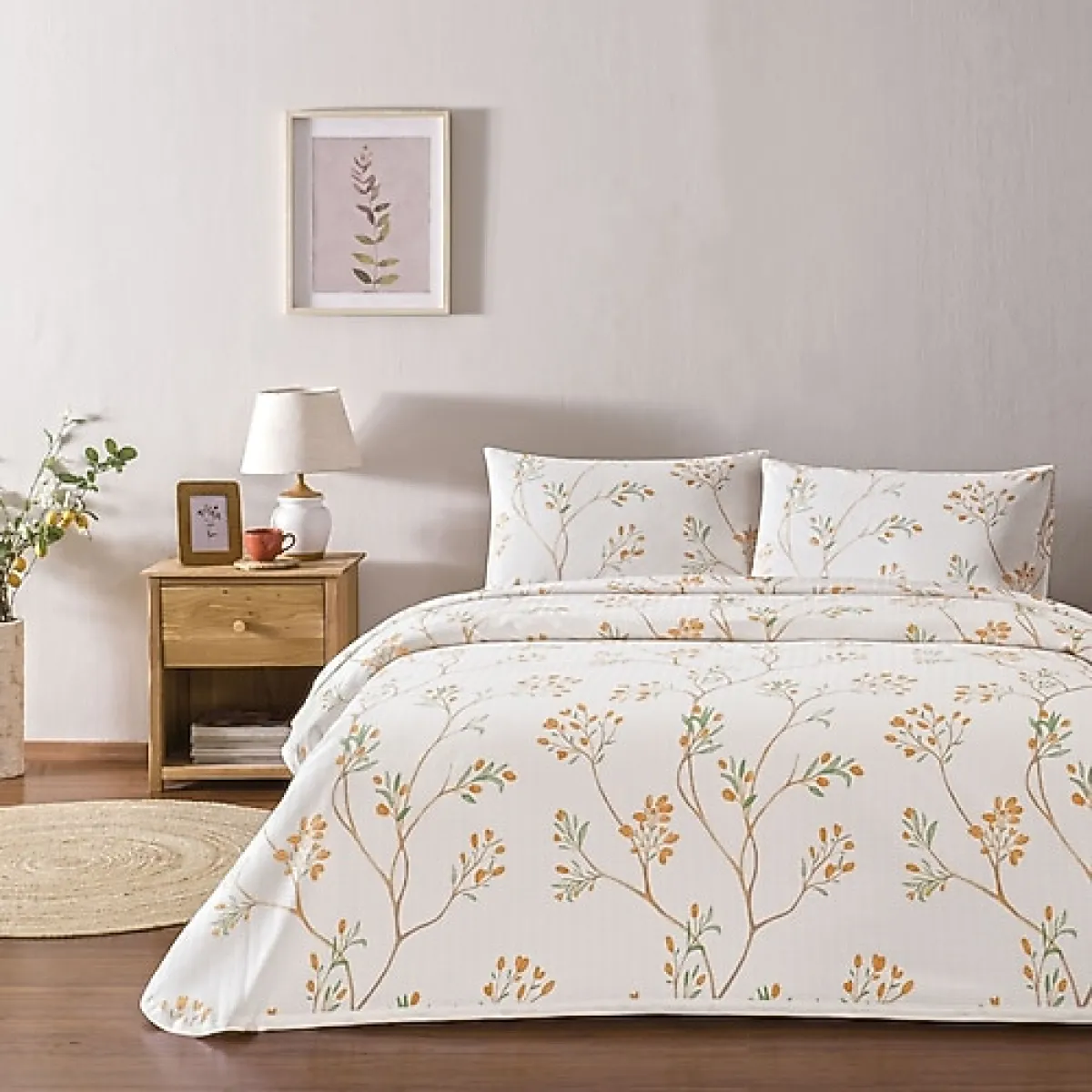 Taç Verdant Çift Kişilik Pike Takımı