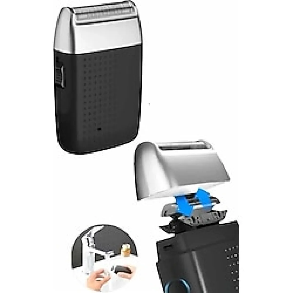 Taşınabilir Şarjlı Kablosuz Mini Tıraş Makinesi Sinek Kaydı Tıraş