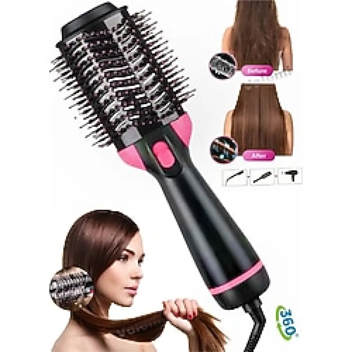 VOLEMİ 2200 W Saç Şekillendirici Saç Düzleştirici Fön Tarağı Saç Kurutma Makinesi Kişisel Bakım Aletleri