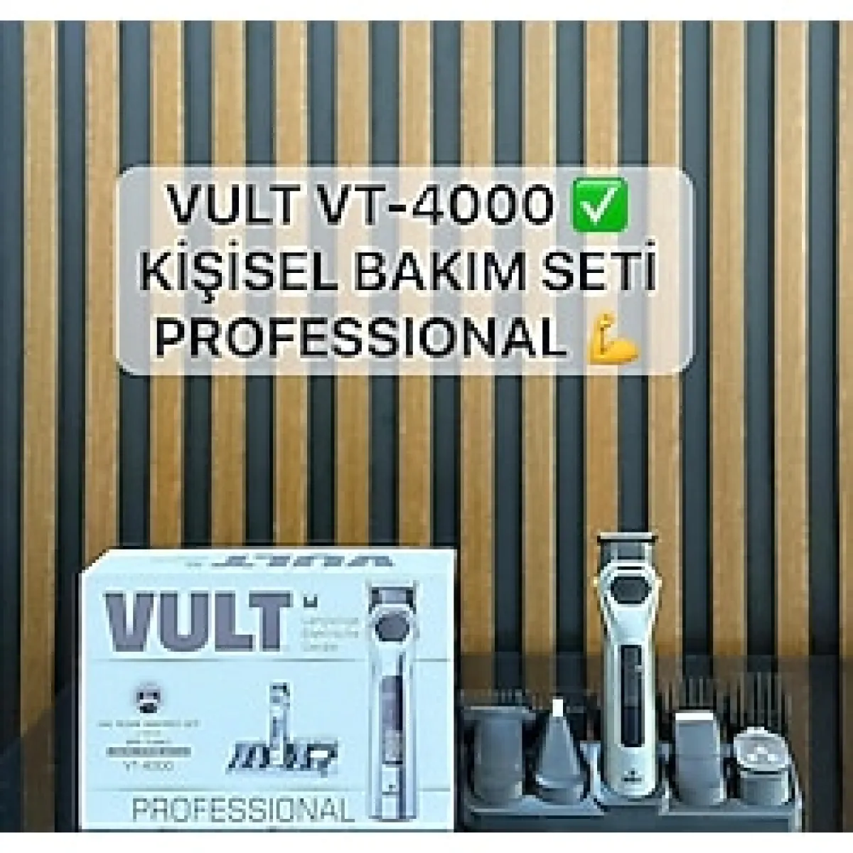 Vult VT-4000 4in1 Erkek Bakım Seti