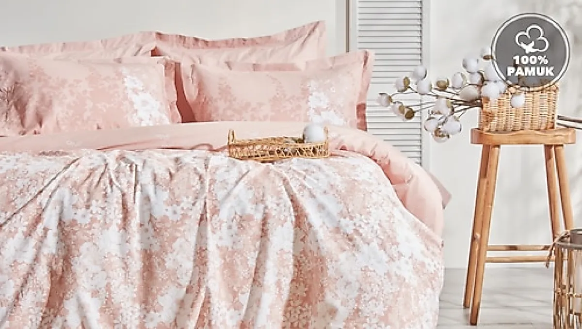 Yataş Andressa Çift Kişilik Ranforce Nevresim Seti