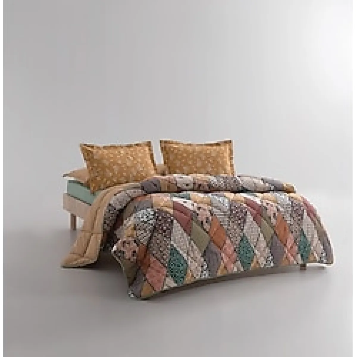 Yataş Astrid Çift Kişilik Uyku Seti - Hardal