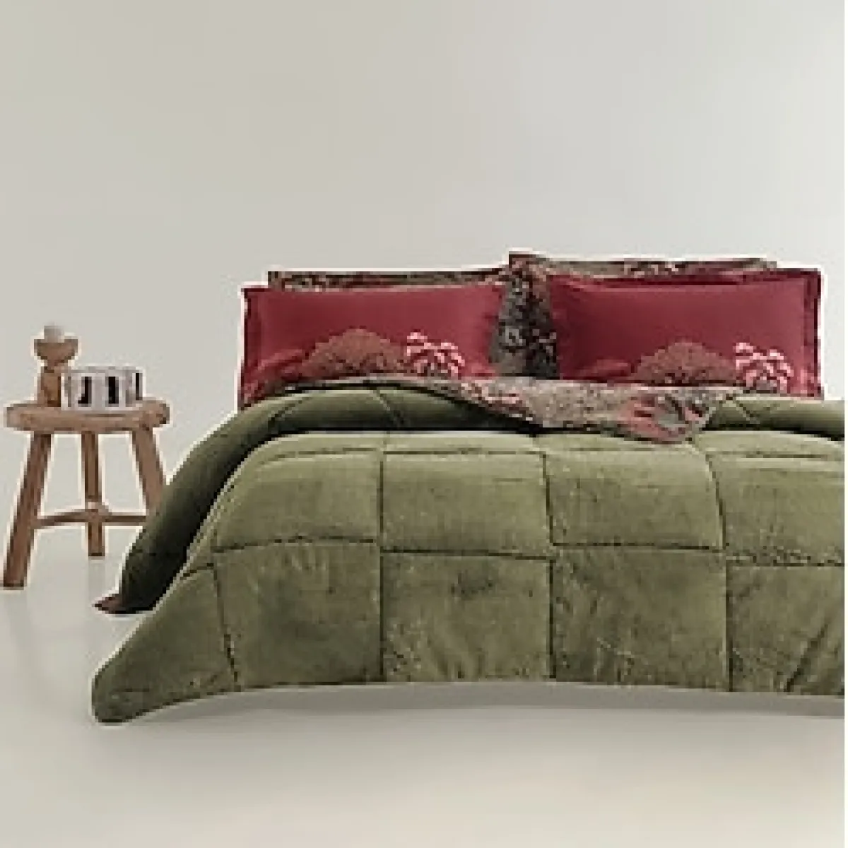 Yataş Klimt Tek Kişilik Triola Uyku Seti - Yeşil