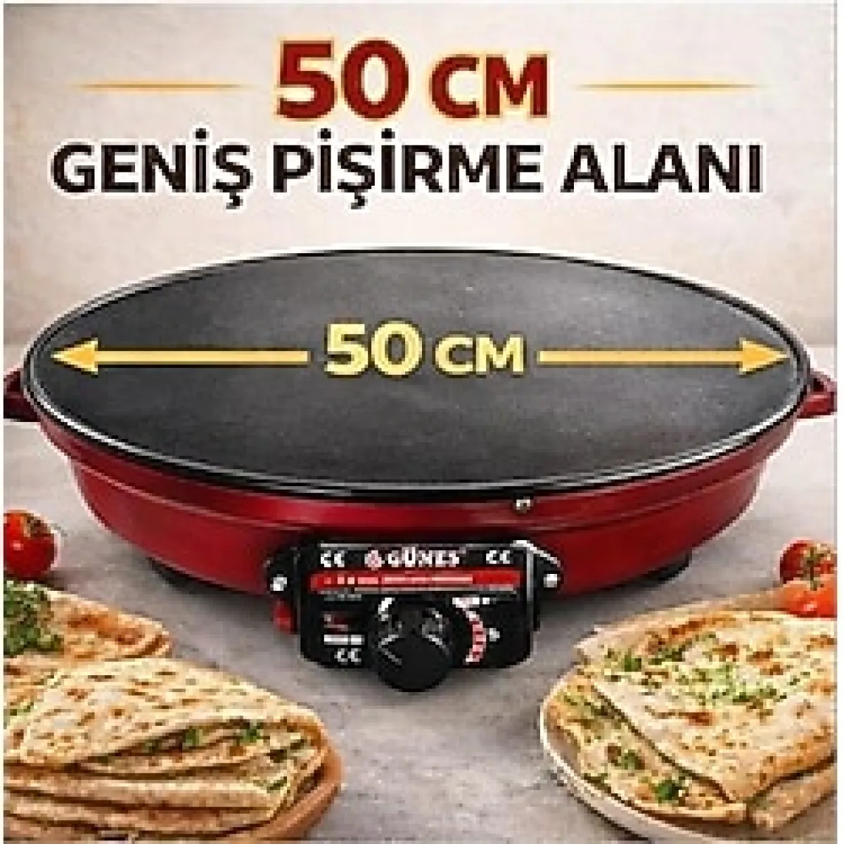 Yörük Katmer Sacı Börek Sacı Yufka Sacı Elektrikli