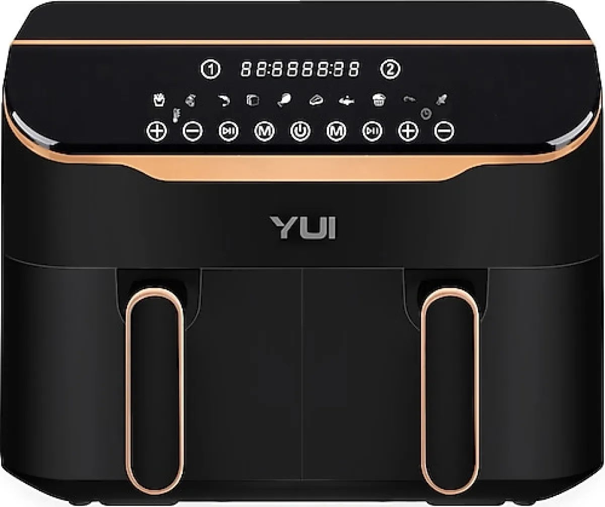 Yui M45 Seramik Çift Hazneli Smart Airfryer 8 lt Yağsız Fritöz