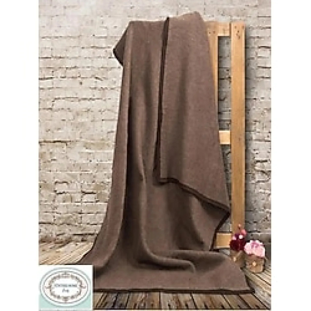 Yünteks Yün Deprem Battaniye - Kahverengi