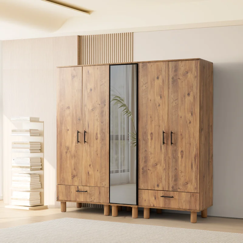 Diva Reflekte 5 Kapılı Dolap (Er136)